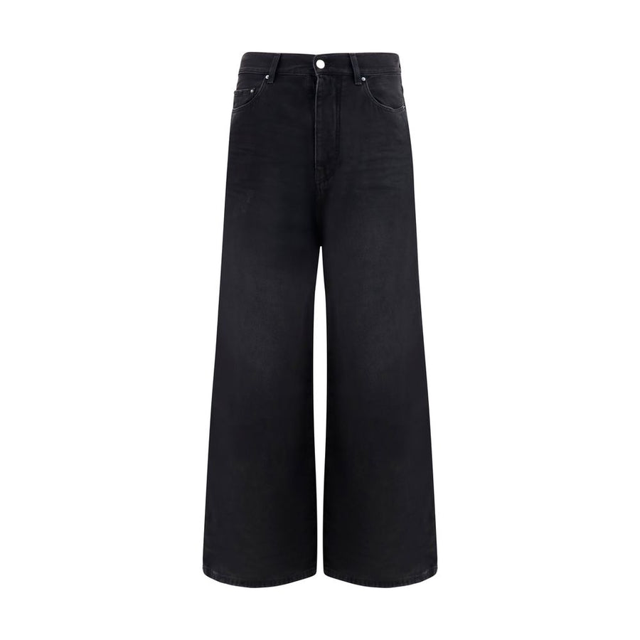 Black Cotton Jeans Denim