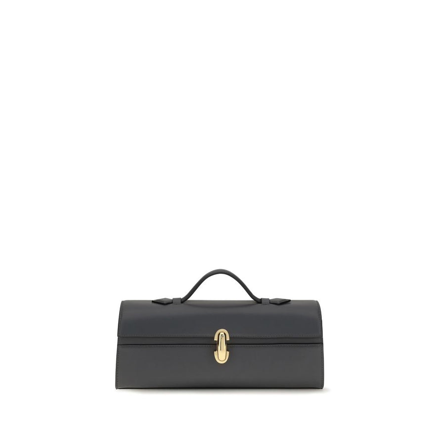 Gray Calf Leather Bos Taurus Handbag