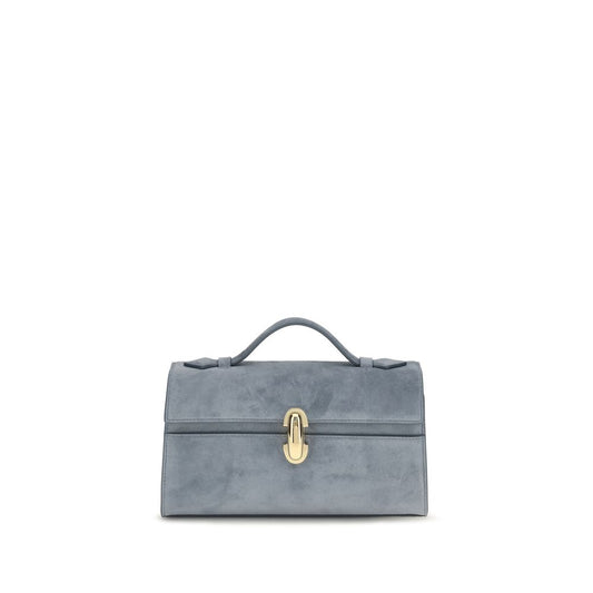 Blue Calf Leather Bos Taurus Handbag