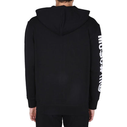 Black Cotton Sweatshirt