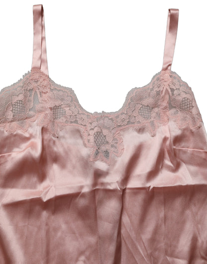 Light Pink Floral Lace Lingerie Underwear Top