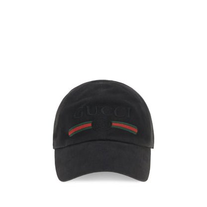 Black Cotton Cap (Baseball Hat)
