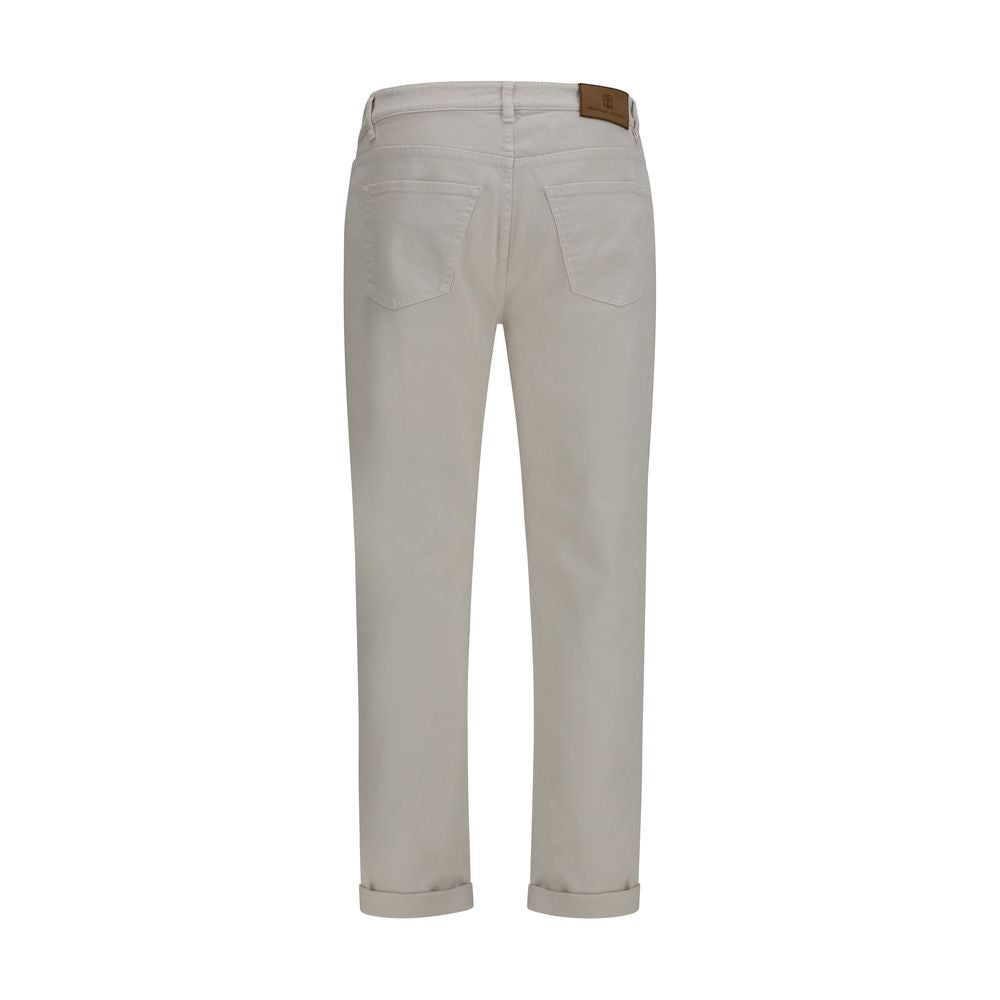 White Cotton Jeans Denim