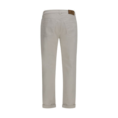 White Cotton Jeans Denim