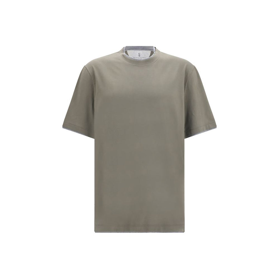 Bicolor Cotton T-Shirt