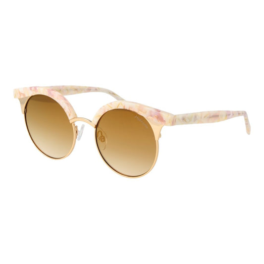 Beige Metal Sunglasses
