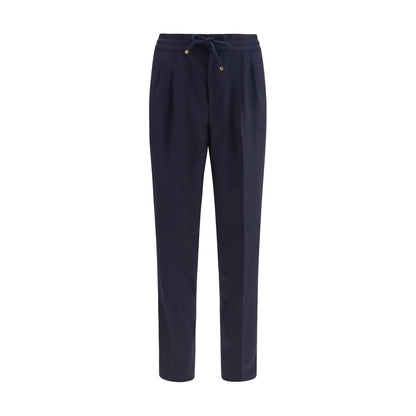 Blue Wool Oves Aries Casual Pants