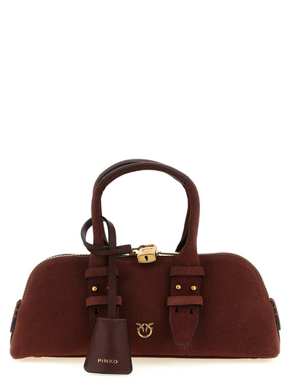 Bordeaux Cowhide Shoulder Bag