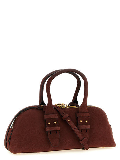 Bordeaux Cowhide Shoulder Bag