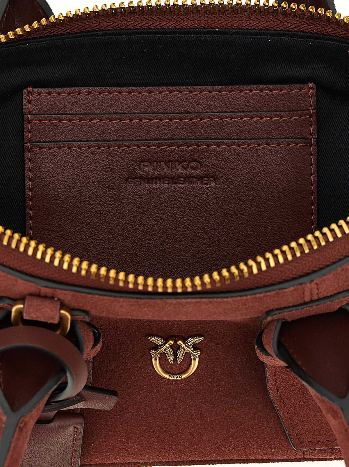 Bordeaux Cowhide Shoulder Bag