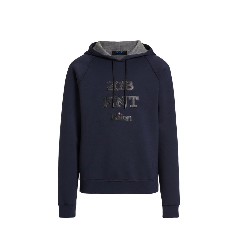Blue Elastane Sweatshirt