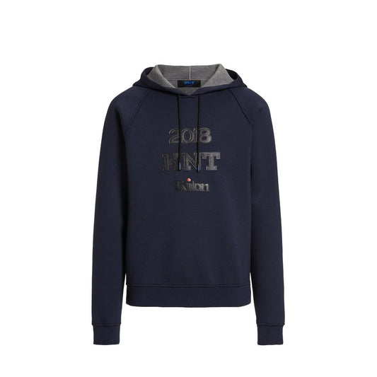 Blue Elastane Sweatshirt