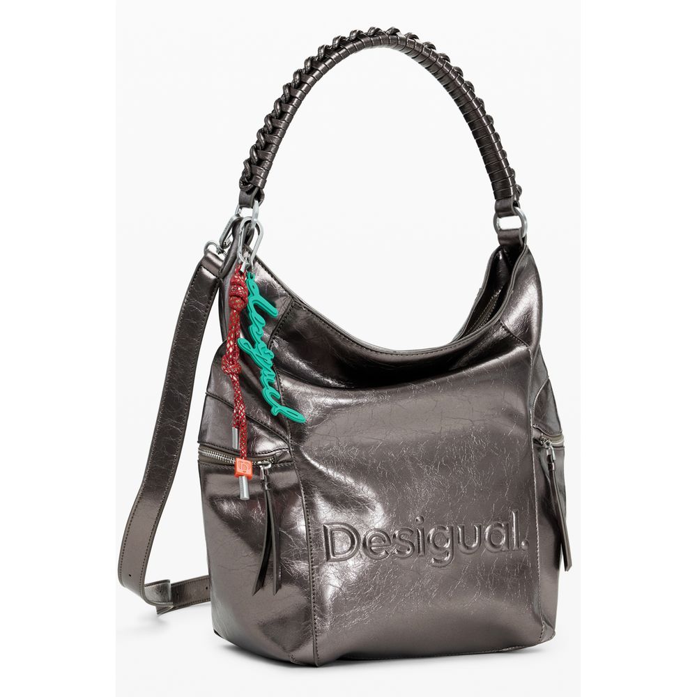 Bronze Polyethylene Women Backpack