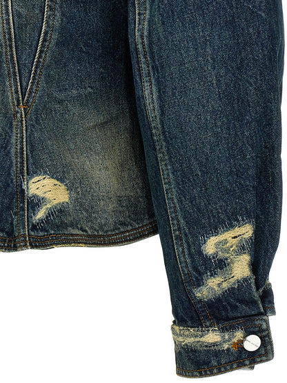 Blue Cotton Denim Jacket