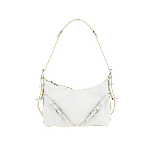 White Leather Shoulder Bag