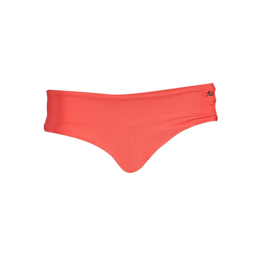 Red Polyamide Women's Swim Brief