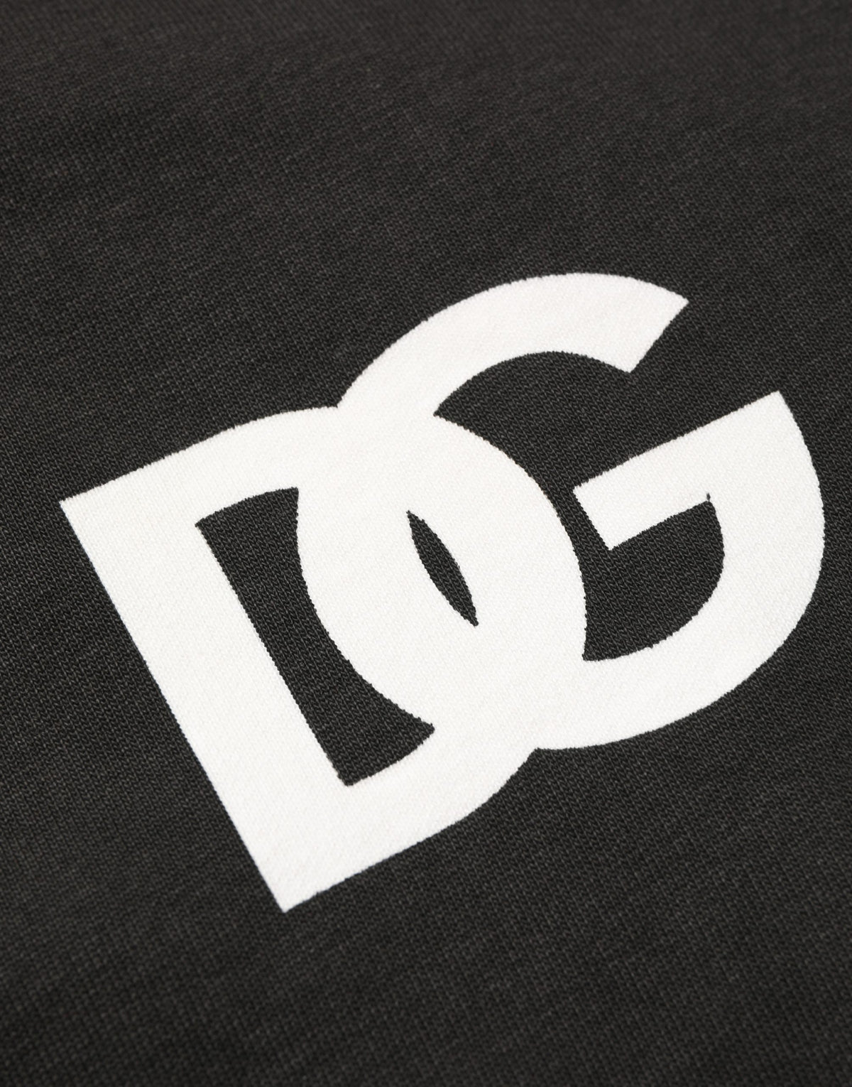 Black Cotton Logo Hooded Full Zip Sweater