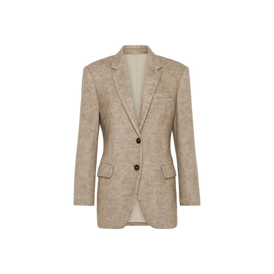 Beige Cashmere Blazer