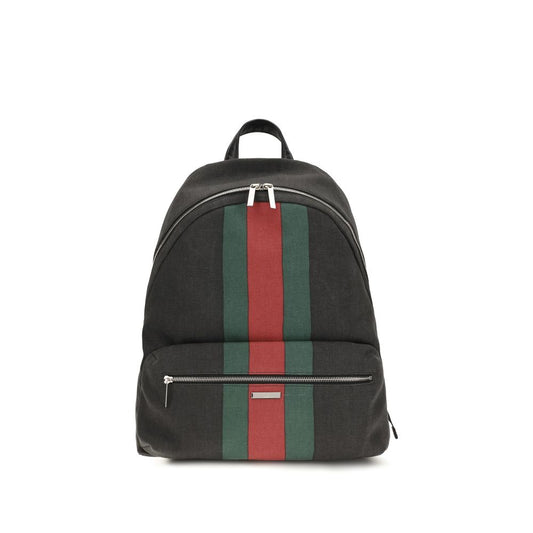 Black Fabric Shoulder Bag