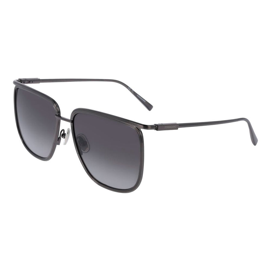 Gray Metal Sunglasses