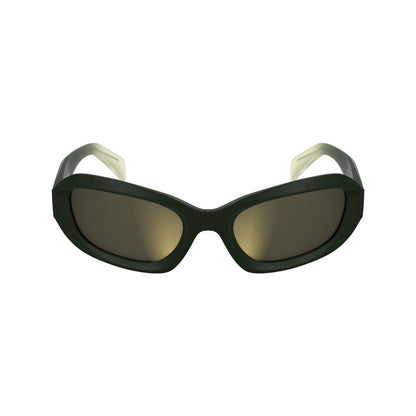 Brown Injected Sunglasses