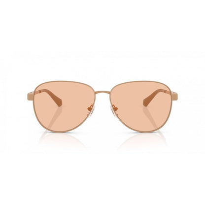 Brown Metal Sunglasses