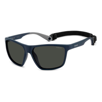 Blue Polycarbonate Sunglasses