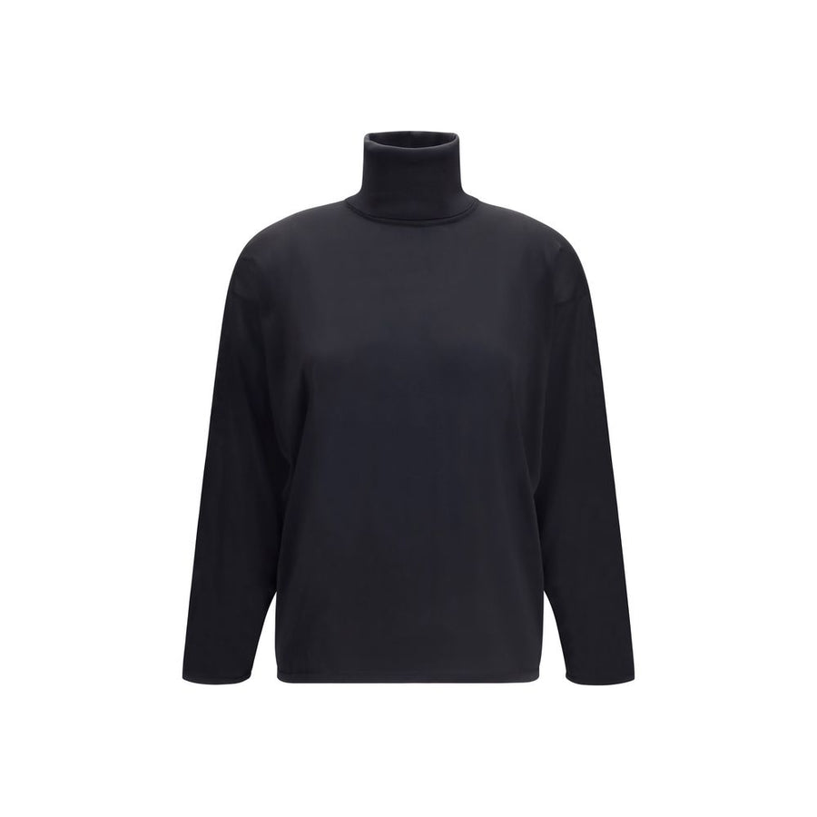 Black Silk Sweatshirt