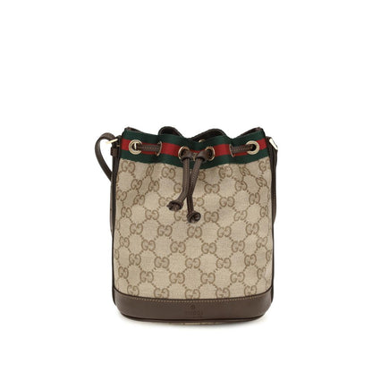 Beige Fabric Handbag