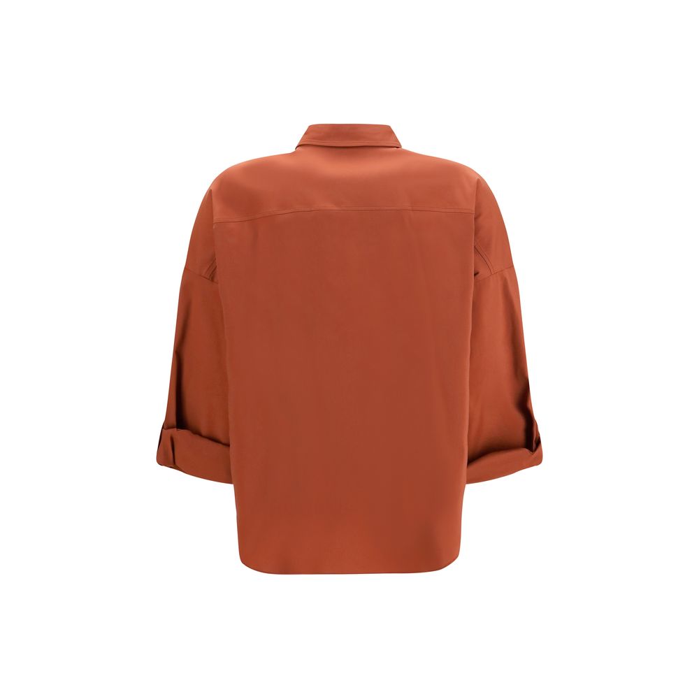 Brown Cotton Shirt