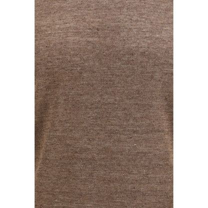 Brown Linen T-Shirt