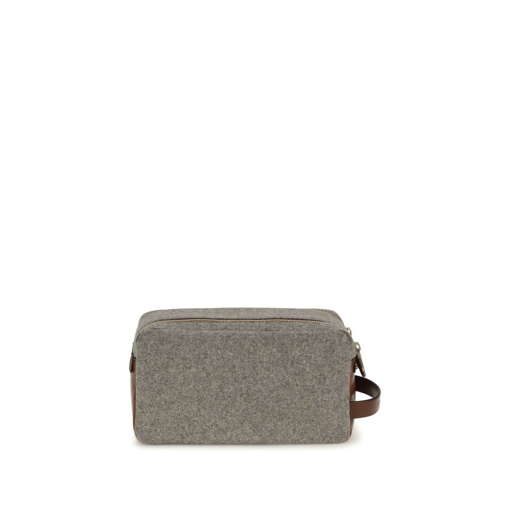 Gray Wool Oves Aries Wallet