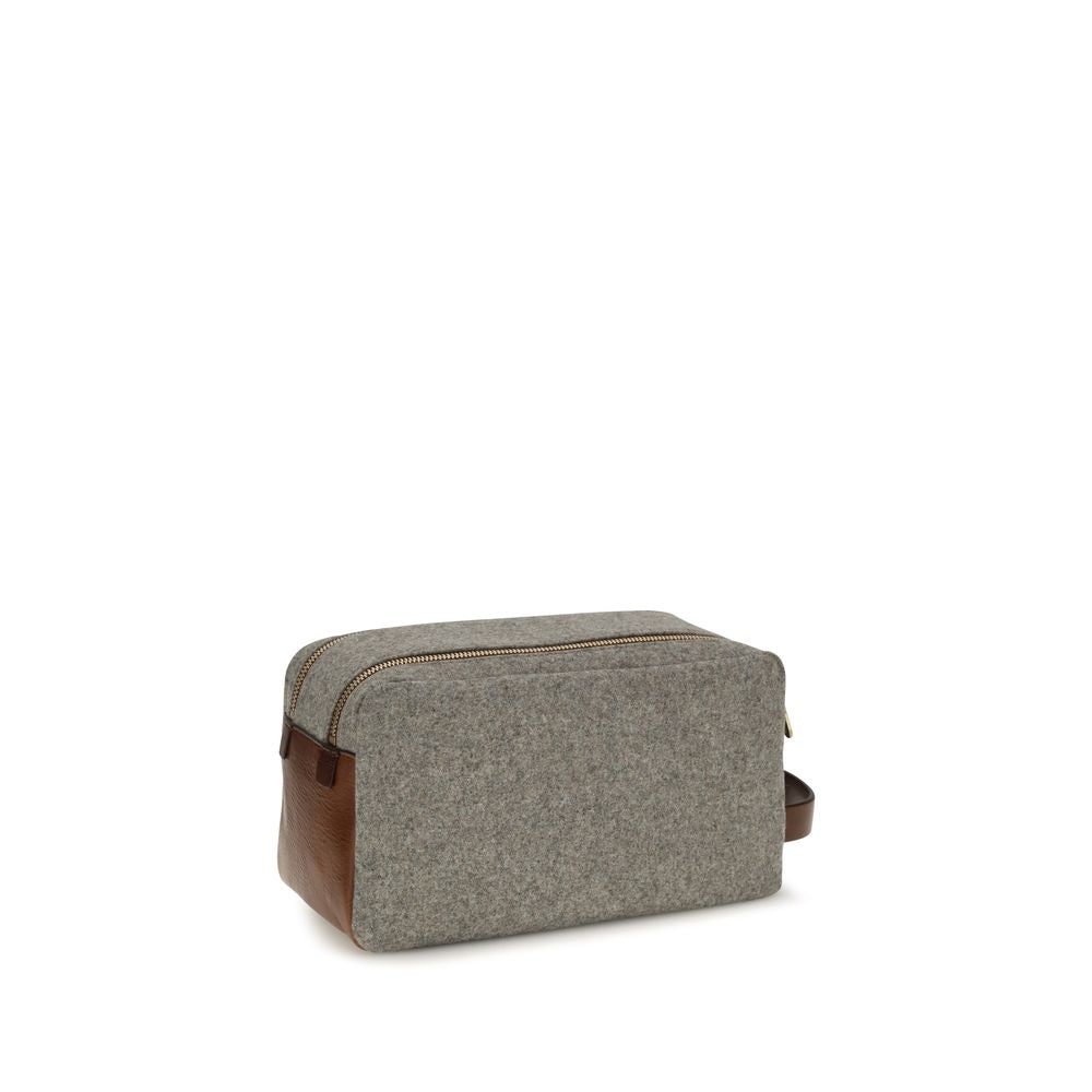 Gray Wool Oves Aries Wallet
