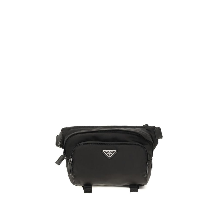 Black Nylon Shoulder Bag