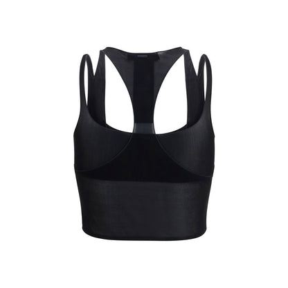 Black Viscose Bra