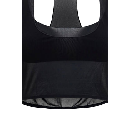 Black Viscose Bra