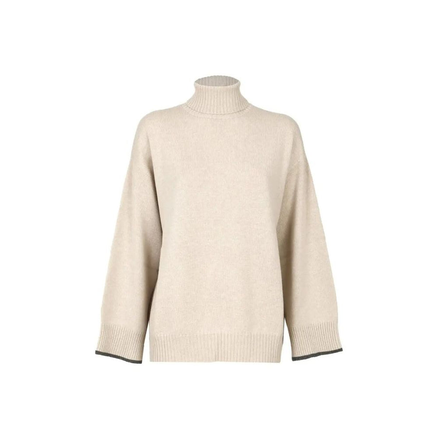 Beige Cashmere Sweater