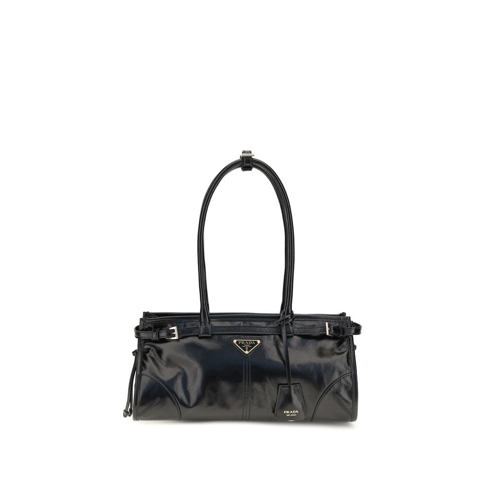 Black Calf Leather Bos Taurus Handbag