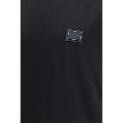 Black Cotton T-Shirt