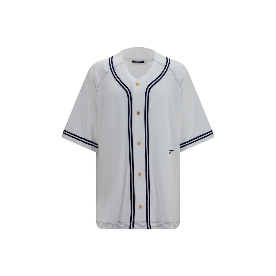 White Cotton Pattern Shirt
