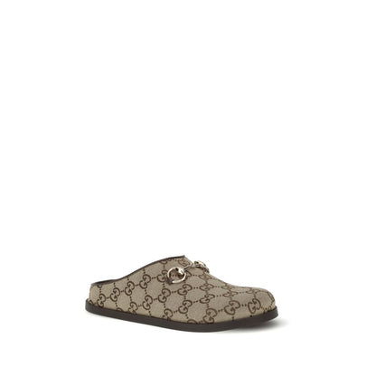 Beige Rubber Mules