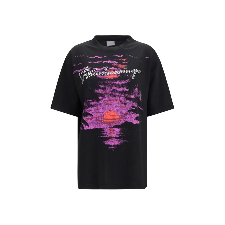 Black Cotton T-Shirt