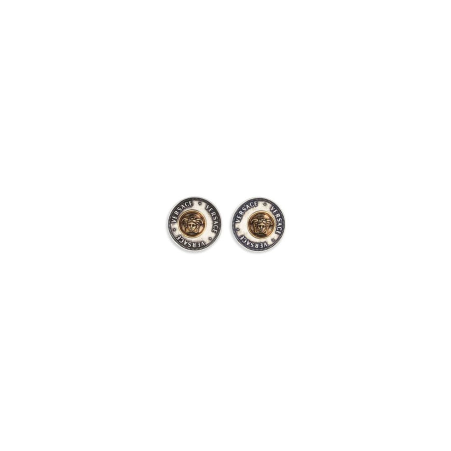 Gray Brass Earrings