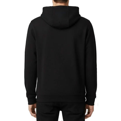 Black Cotton Hoodie