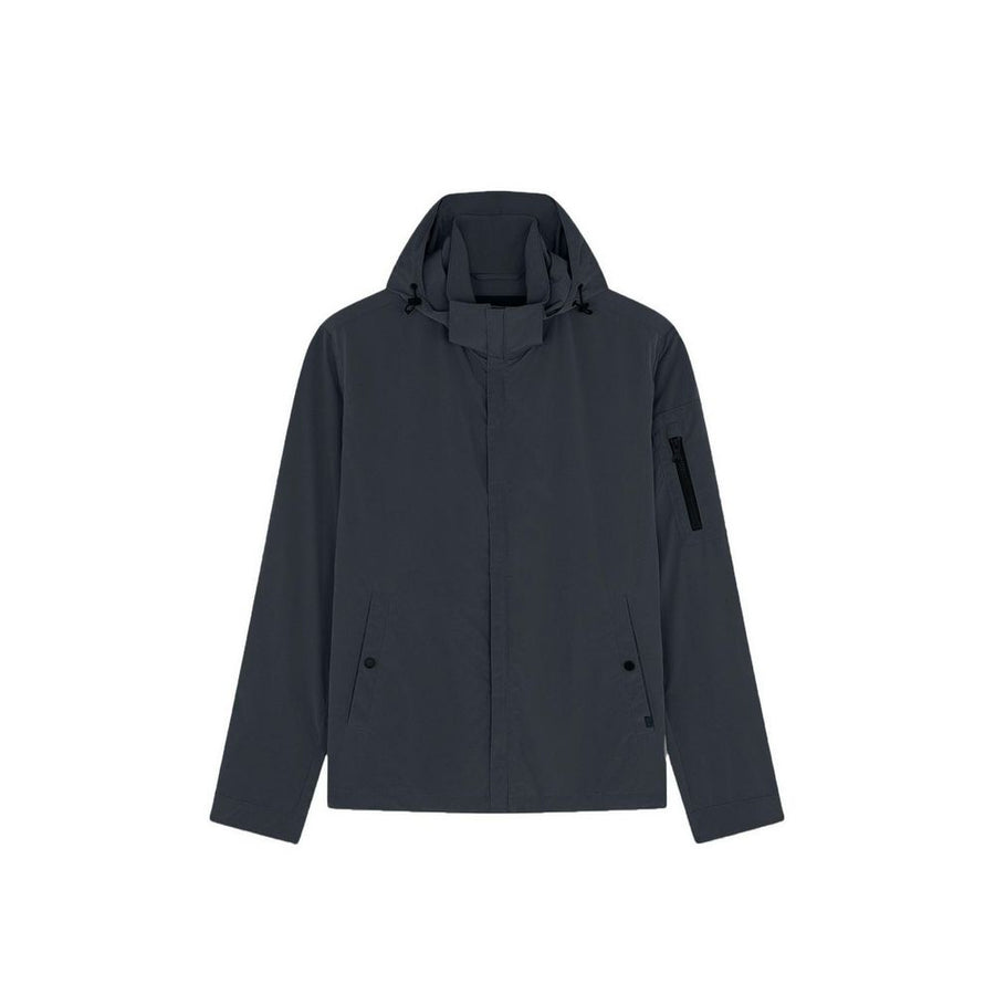Gray Nylon Shell Jacket