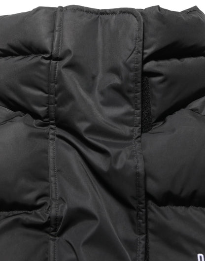 Black DGVIB3 Embroidered Padded Puffer Jacket