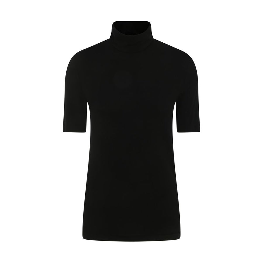 Black Synthetic T-Shirt