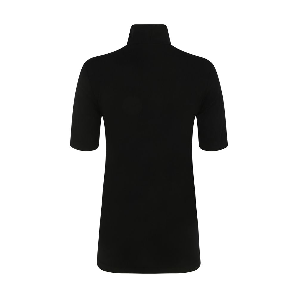 Black Synthetic T-Shirt