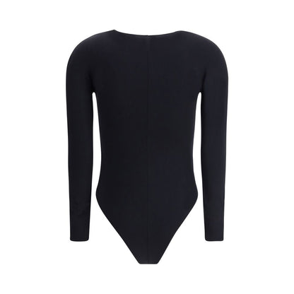 Black Polyamide Bodysuit