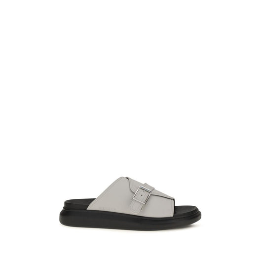 Gray Polyurethane Sandals